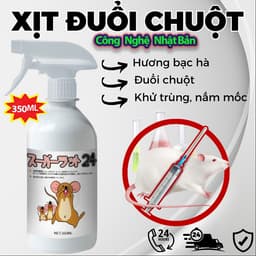 Xịt Đuổi Chuột Thảo Mộc SAMURAI CARE 350ml –  An Toàn, Đuổi Chuột Hiệu Quả Không Độc Hại 5