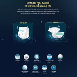 Tã Bỉm BZU BZU Velvet Breeze 1 bịch cho bé Siêu Mỏng Thoáng Khí Dịu Nhẹ Cho Da Nhạy Cảm 9