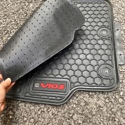 Bộ lót sàn cao su cho xe Vios đời 2019 tới 2025 sản phẩm lắp chuẩn xe 3