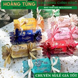 [2026] Combo 10 Vỏ Hộp Giấy Đựng Kẹo Đóng Giỏ Quà, Tháp Quà Tết 1