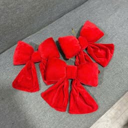 Nơ Nhung, Nơ Handmade Nơ Đồ Trang Trí Cây Giáng Sinh Trang Trí Tiệc 8