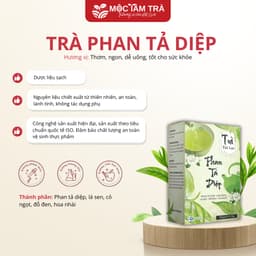 Trà Phan Tả Diệp Mộc Tâm An Hộp 25 Gói x 3.5g 3