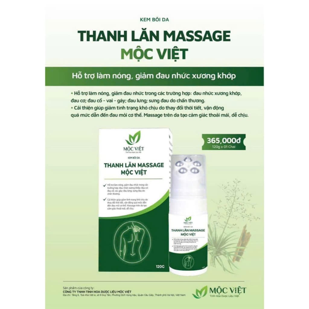 Chính Hãng THANH LĂN MASSAGE MỘC VIỆT 🌟