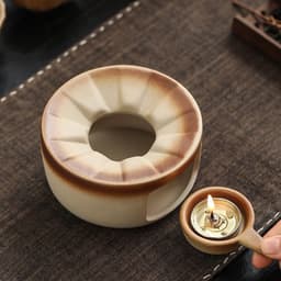 Sét Niêu Trà Sữa Vân Nam - Niêu Trà Sữa Vân Nam Kèm Bếp + 6 Chén + Nến Hottrend 2025 6