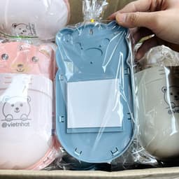 Khay dán tường Việt nhật đựng đũa hoặc bàn chải hình gấu 8