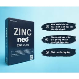 ** ZinC Neo (30 VIÊN) kẽm hữu cơ tăng sức đề kháng,tăng cường sức khỏe >BUNINY SHOP  $ 5