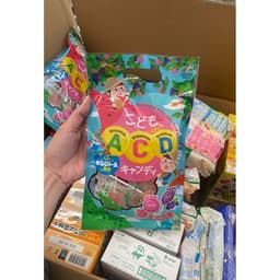[Nội địa Nhật] Kẹo mút Unimat Riken bổ sung vitamin A C D vị Nho Đào 80g  3