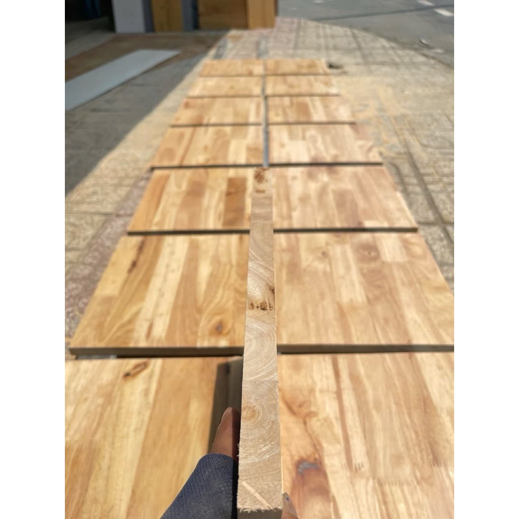 gỗ ghép cao su dầy 10mm khổ 40x140cm