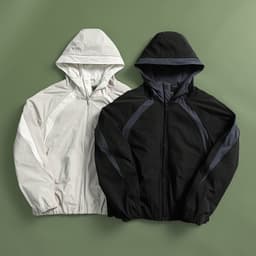[LUXURY ITEM] Áo Khoác Gió Nam 2 lớp BREEZE WINDBREAKER TORANO Can Phối Mũ Liền Thêu Logo, Cản Gió, Giữ ấm GWCW801 2