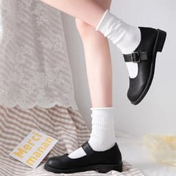 Sét 10 đôi tất nữ cổ cao trắng, (TRM) Vải cotton co giãn, họa tiết dễ thương thời trang  - Z.StoreVN 9