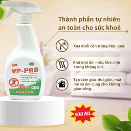 Xịt Đuổi Muỗi & Côn Trùng VP-PRO Chính Hãng 530ml – Tinh Dầu Tự Nhiên, An Toàn Cho Gia Đình 2