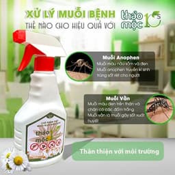 Xịt Đuổi Muỗi & Côn Trùng Thảo Mộc 10S 500ml – Tinh Dầu Tự Nhiên, An Toàn Cho Gia Đình 4