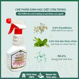 Xịt Đuổi Muỗi & Côn Trùng Thảo Mộc 10S 500ml – Tinh Dầu Tự Nhiên, An Toàn Cho Gia Đình 5