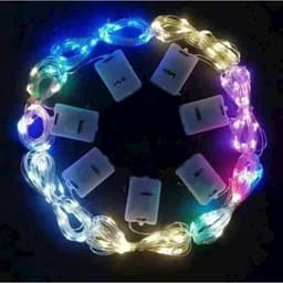 Đèn LED đom đóm trang trí 1m/2m – Dùng pin – Nháy 3 chế độ 3
