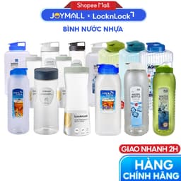 Bình Nước Nhựa LocknLock HAP739B 2.6L, HAP824 1.4L, 1.2L HAP813, Hàng chính hãng, dễ cầm nắm-JoyMall 1