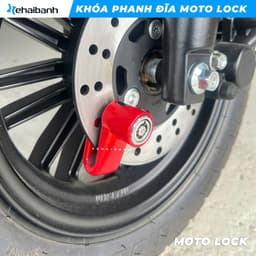 Khóa phanh đĩa (thắng đĩa) xe điện, xe máy chống trộm MOTO LOCK, an toàn cho xe của bạn 1