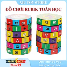 Đồ Chơi Rubik Toán Học (Hàng Loại 1), Rubic Cho Bé Vừa Giải Trí Vừa Giúp Bé Tư Duy Tính Toán 1