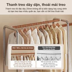 ONLY Treo Quần Áo Cây Treo Quần Áo Trong Phòng Xinh Đẹp Giá Treo Áo Đa Năng Giá Treo Quần Áo Loại Chất Lượng Cao 2