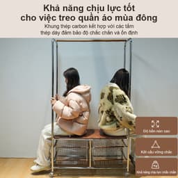 ONLY Treo Quần Áo Cây Treo Quần Áo Trong Phòng Xinh Đẹp Giá Treo Áo Đa Năng Giá Treo Quần Áo Loại Chất Lượng Cao 8