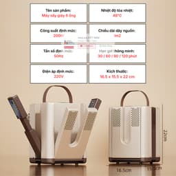 [TTT] Máy Sấy Giày Khử Mùi Bằng Tia Cực Tím Diệt Khuẩn, Xoay 360 Độ Giúp Sấy Giày Khử Mùi Nhanh Chóng 7