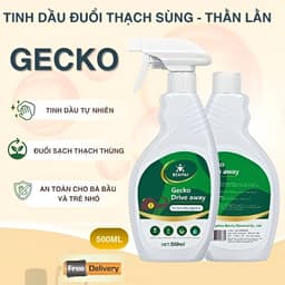 Xịt Đuổi Thằn Lằn ,Thạch Sùng Hiệu Quả GECKO DRIVE 500ml – Hương Thơm Tự Nhiên An Toàn, Không Độc Hại 1