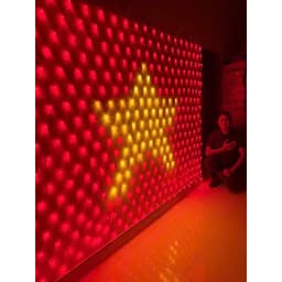 Led Lá Cờ Việt Nam Rộng 2,7Mét Cao 1,8 Mét ,Đèn Cờ Tổ Quốc ,Quốc Kỳ Việt Nam 9