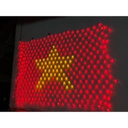 Led Lá Cờ Việt Nam Rộng 2,7Mét Cao 1,8 Mét ,Đèn Cờ Tổ Quốc ,Quốc Kỳ Việt Nam 8