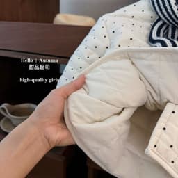 tổng hợp mẫu áo Khoác Bé Gái Thu Đông Siêu Ấm Áo Phao Trẻ Em Dễ Thương, Chống Gió hàng quảng châu mới 2025 3
