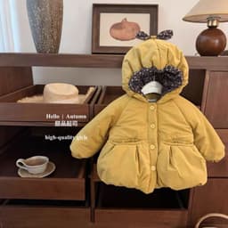 tổng hợp mẫu áo Khoác Bé Gái Thu Đông Siêu Ấm Áo Phao Trẻ Em Dễ Thương, Chống Gió hàng quảng châu mới 2025 4
