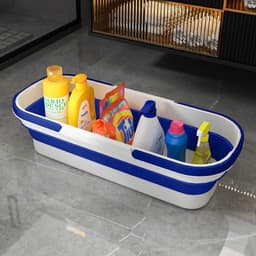 Xô Đựng Nước Gấp Gọn, Xô Nước Cây Lau Nhà Tự Vắt, Xô Nước Gấp Gọn Đa Năng Có 4 Bánh Xe Tiện Lợi 8