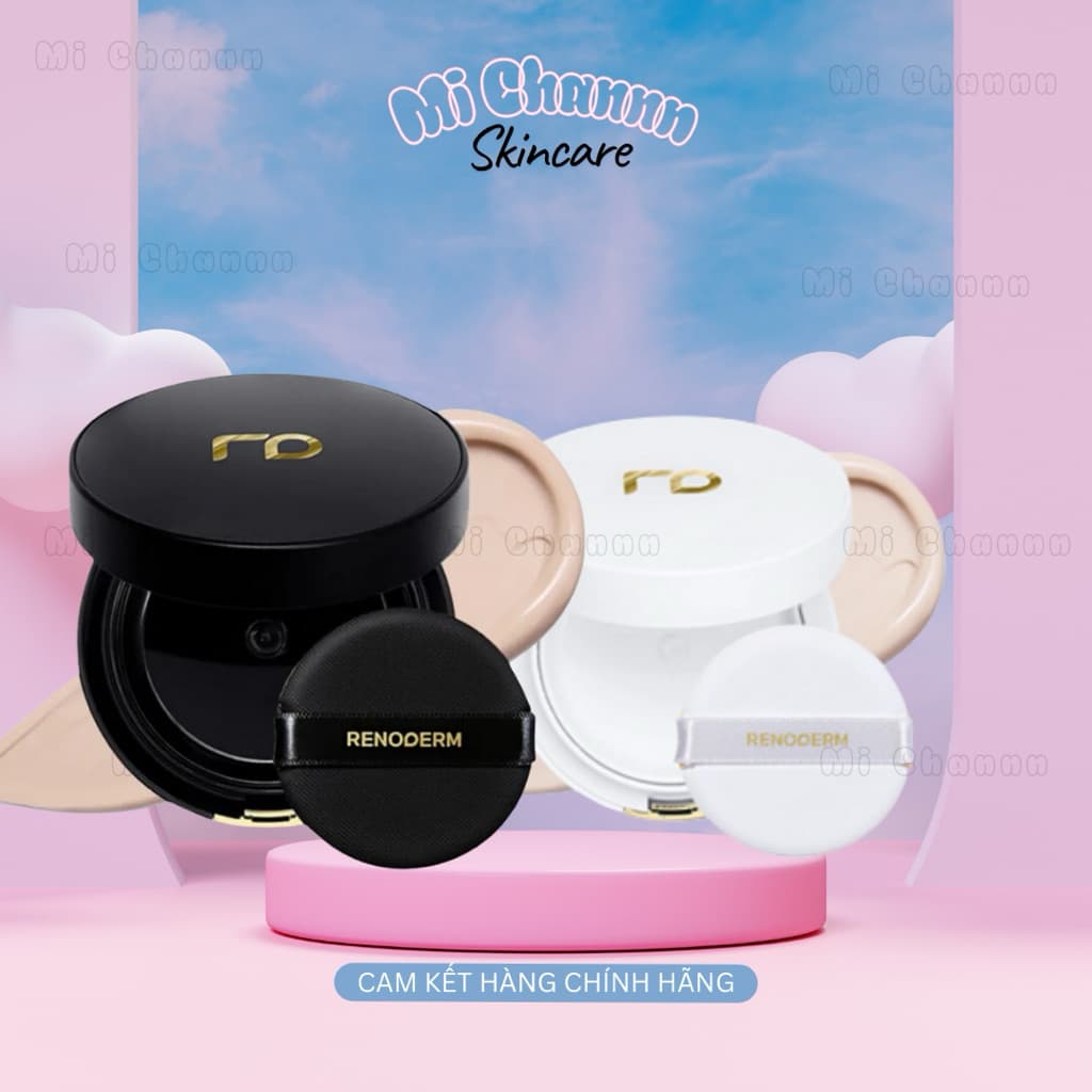 [Bản Mới] Phấn Nước Cushion Renoderm Day Long BB Cream 15g mỏng mịn, che phủ tốt, căng bóng