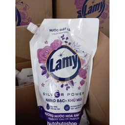 Thùng 6 Túi Nước Giặt Xả Lamy Kết Hợp Nano Bạc Và Khử Mùi 6