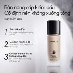 Kem Nền Carslan Dạng Lỏng Kiểm Soát Dầu Lâu Trôi Chống Thấm Nước Suốt 24h Dưỡng Ẩm, Không Bí Da 30g 3