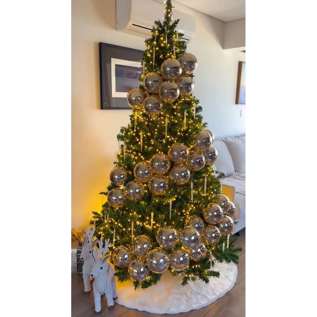 Phụ kiện trang trí quả châu lung linh 12-16-20cm trang trí cây thông noel to tạo điểm nhấn cho cây thông noel 2m4-15m