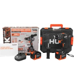 Máy khoan pin GEN3 HUKAN G3-F200LUX, Lực siết khủng 200Nm, Anti_kickback - Tạo xung - Phanh mềm 3