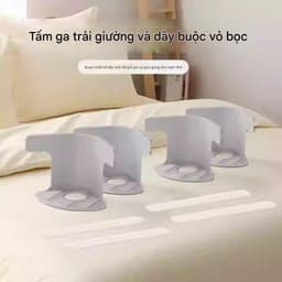 Kẹp cố định ga giường, chống xô lệch, giữ ga chắc chắn cho giường ngủ, phù hợp với mọi loại giường- Homina 3