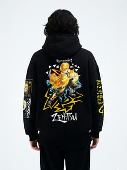 Áo Hoodie Kimetsu No Yaiba : Agatsuma Zenitsu Gigantic Nỉ bông cho Nam/ Nữ by The Runaway 10