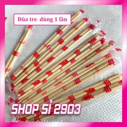 [Combo 5 bịch] Đũa dùng 1 lần - 17 đôi/ bịch 1