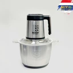 Máy Xay Thịt Làm Ruốc Cối Inox 3L Bennix BN-88MG, Máy Xay Rau Củ Thịt Cá Đa Năng Công Suất 400W 3