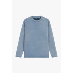 Áo Thun Nam Dài Tay GENVIET JEANS Chất Liệu Cotton Cổ Tròn Trơn Basic Dáng Suông Vừa 9100 4