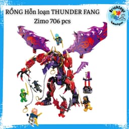 [Có sẵn ] Đồ chơi mô hình nhân vật NJ DragoRsing Rồng hỗn loạn Thunderfang 1