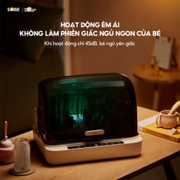 Máy Tiệt Trùng Bear SB-MTT20, Dung Tích 18Lit - Tia UV Tự Động Sấy Khô Ti Giả Bình Sữa, An Toàn Chịu Nhiệt Cao 5