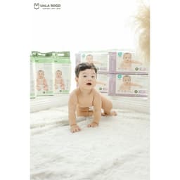 [GIÁ CỰC TỐT - CHÍNH HÃNG] Tã/bỉm UalaRogo sợi tre mềm mại, chống tràn, thấm hút đủ size cho bé 5