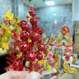 [Mua 100] Nhánh Sung Nhũ Trang Trí Oản Tài Lộc - Decor Phòng Trang Trí Nhà 2