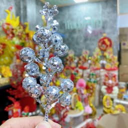 [Mua 100] Nhánh Sung Nhũ Trang Trí Oản Tài Lộc - Decor Phòng Trang Trí Nhà 5