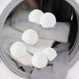 Combo 5 Bóng giặt slicon cầu gai trắng to hỗ trợ giặt đồ sạch chống nhăn quần áo hiệu quả kdn1511 9