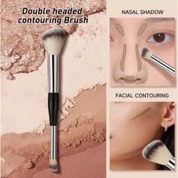 Cọ Trang Điểm Cọ Tạo Khối Hai Đầu Che Khuyết Điểm & Đánh Nền Lông Mềm Đa Năng DOLLYCOSMETICS 1