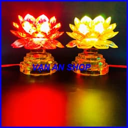 ( Hàng loại 1 ) 1 Cặp 2 đèn thờ, đèn hoa sen bàn thờ phật, bộ đèn thờ, đèn thờ gia tiên 4