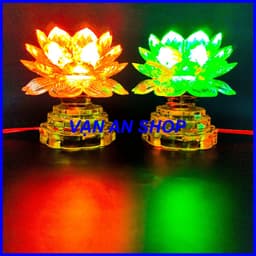 ( Hàng loại 1 ) 1 Cặp 2 đèn thờ, đèn hoa sen bàn thờ phật, bộ đèn thờ, đèn thờ gia tiên 5