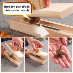 Dụng Cụ Tách Vỏ Hạt Dẻ Hạt óc chó đa năng Nhanh Chóng Dễ Dàng Sạch Sẽ Bằng Thép Không Gỉ GUD - TH03. 6